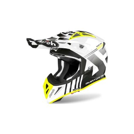 AIROH AVIATOR ACE NEMESI WHITE GLOSS
