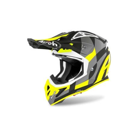 AIROH AVIATOR ACE TRICK YELLOW MATT