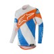 ALPINESTARS RACER TECH ATOMIC JERSEY BLANCO / AZUL