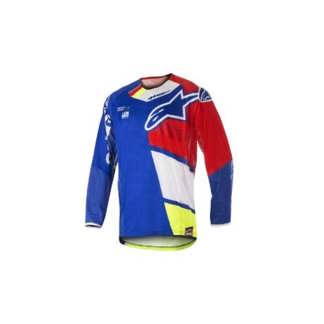 ALPINESTARS TECHSTAR FACTORY JERSEY AZUL / ROJO