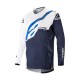 ALPINESTARS TECHSTAR FACTORY JERSEY BLANCO / AZUL