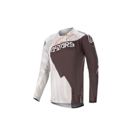 ALPINESTARS TECHSTAR FACTORY METAL JERSEY BLANCO / NEGRO