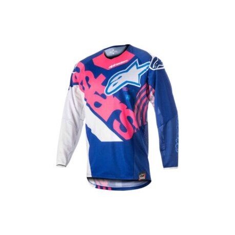 ALPINESTARS TECHSTAR VENOM JERSEY AZUL / ROSA