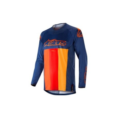 ALPINESTARS TECHSTAR VENOM JERSEY AZUL MARINO