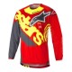 ALPINESTARS TECHSTAR VENOM JERSEY ROJO / AMARILLO