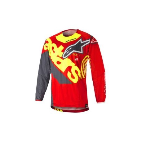 ALPINESTARS TECHSTAR VENOM JERSEY ROJO / AMARILLO
