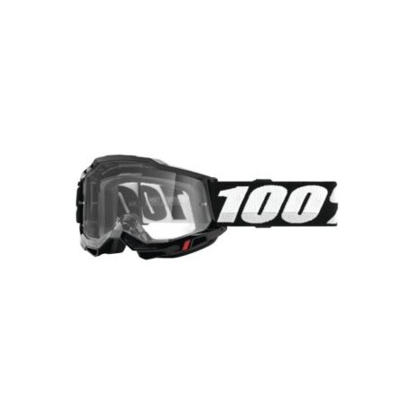 GOGGLES 100% ACCURI 2 NEGRO – LENTE TRANSPARENTE