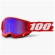 GOGGLES 100% ACCURI 2 ROJO
