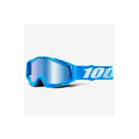 GOGGLES 100% RACECRAFT AZUL MONOBLOCK – LENTE AZUL