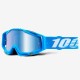 GOGGLES 100% RACECRAFT AZUL MONOBLOCK – LENTE AZUL