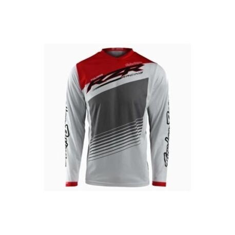 JERSEY TLD/POLARIZ  BLANCO / ROJO