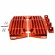 PROTECTOR DE RADIADOR FLO NARANJA KTM / HUSQVARNA