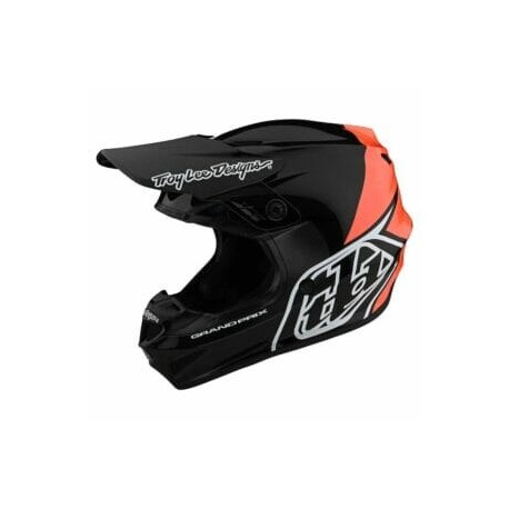 TROY LEE DESIGNS GP HELMET BLOCK BLACK / ORANGE