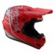 TROY LEE DESIGNS GP HELMET SILHOUETTE RED / SILVER