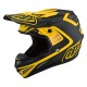 TROY LEE DESIGNS SE4 ECE CARBON FLASH BLACK / YELLOW