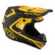 TROY LEE DESIGNS SE4 ECE CARBON FLASH BLACK / YELLOW