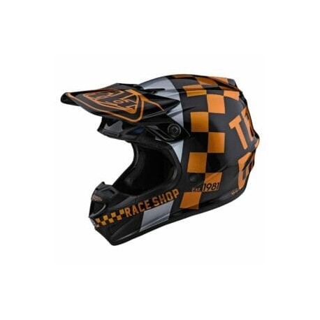 TROY LEE DESIGNS SE4 POLYACRYLITE CHECKER BLACK / GOLD