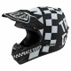 TROY LEE DESIGNS SE4 POLYACRYLITE CHECKER BLACK / WHITE